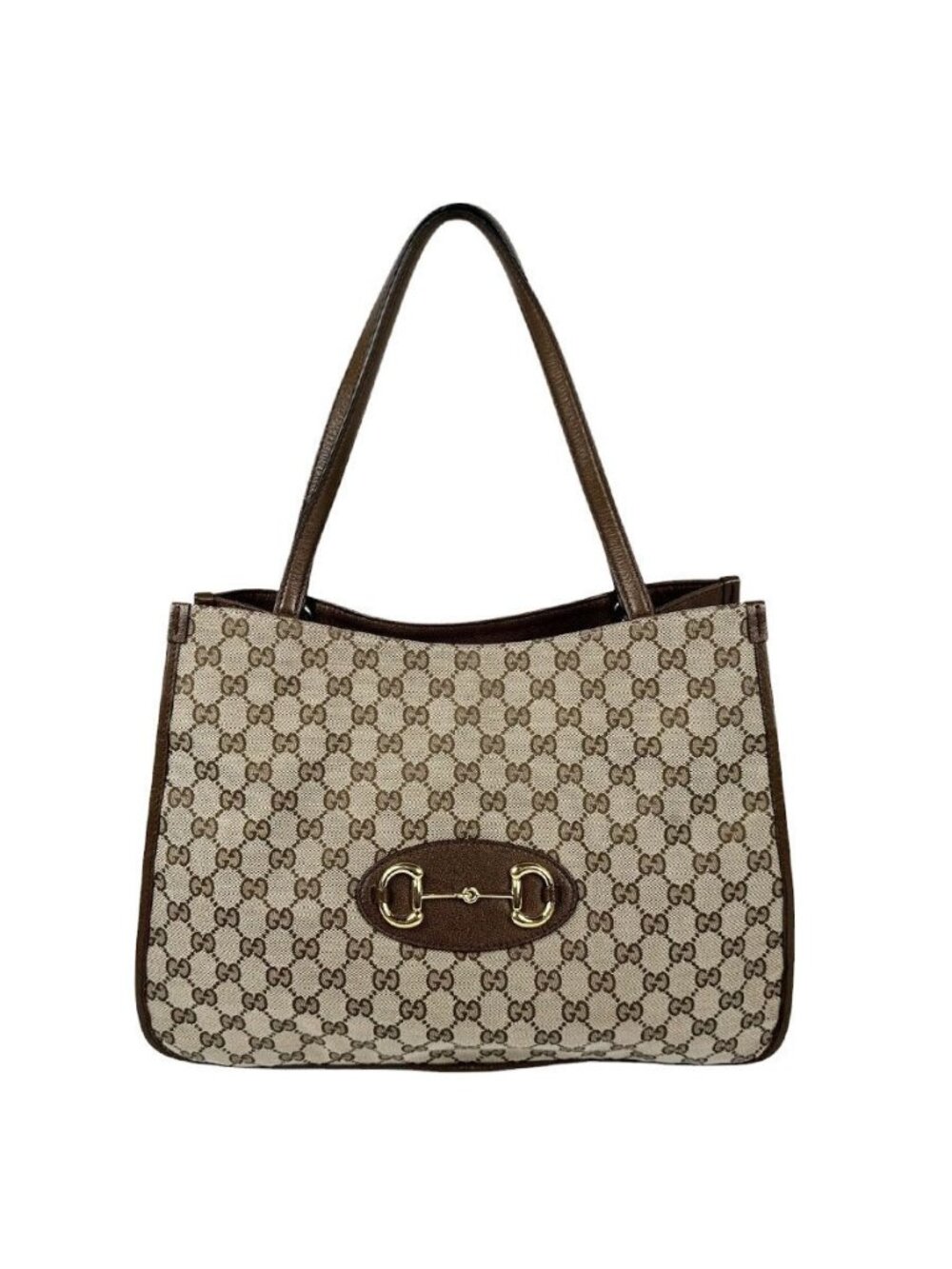Gucci Handbag Horsebit Brown